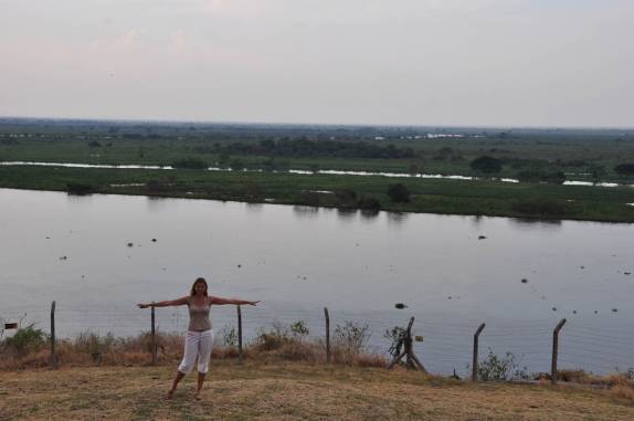 Vista do rio Paraguai, do alto do Forte Junqueira, em Corumbá, no Mato Grosso do Sul